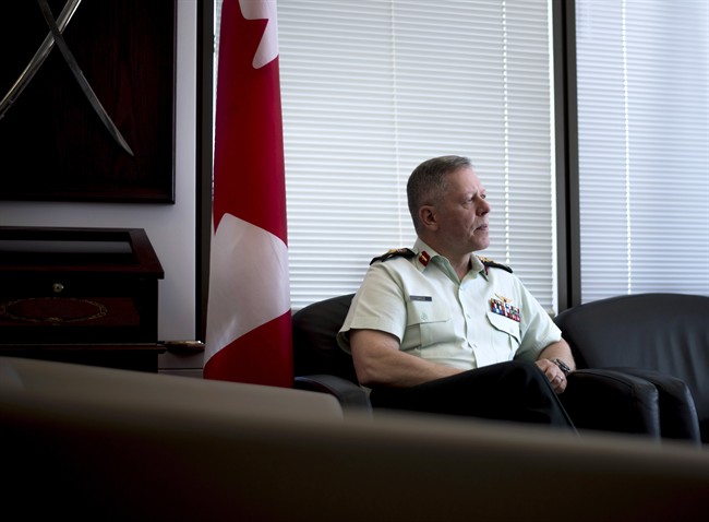 Chief of the Defence Staff Gen. Jonathan Vance is shown in his office in Ottawa on Thursday, June 8, 2017. 