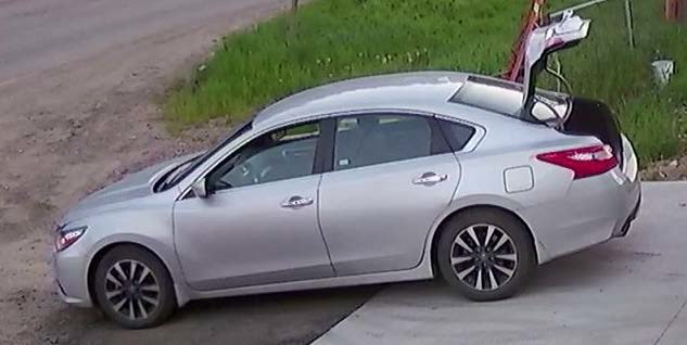 RCMP said one of the five suspects in a June 7, 2017 home invasion in Parkland County was seen fleeing in this Nissan Altima.