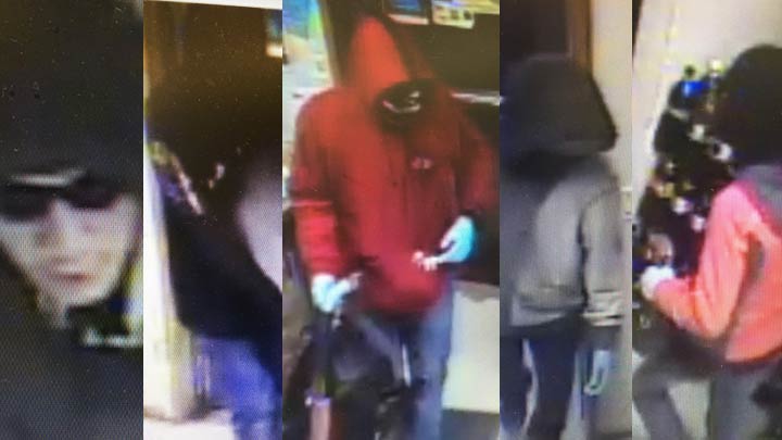 La Ronge RCMP have released surveillance photos of five suspects after an armed robbery on Tuesday.