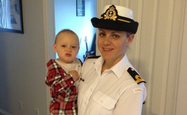 Laura Nash says she was forced to choose between her child and her military career.