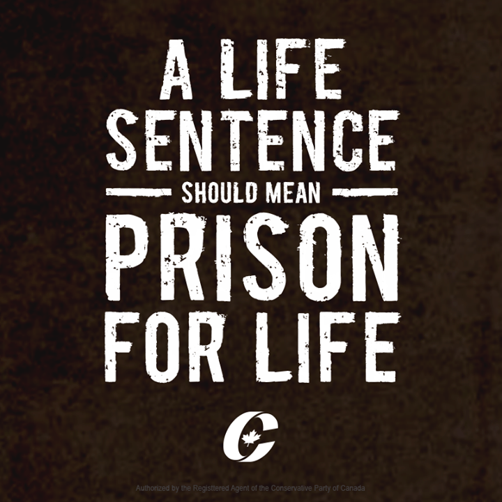 [soundcloud url="https://api.soundcloud.com/tracks/223419188" params="color=ff5500&auto_play=false&hide_related=false&show_comments=true&show_user=true&show_reposts=false" width="100%" height="166" iframe="true" /]Resurrecting an old billThe Conservatives first raised the issue of “Life Means Life” in the spring.Currently, the maximum sentence in Canada is life in prison, with no chance of parole for 25 years.Bill C-53 was introduced, which would extend it to 35 years, but leave parole decisions with the federal cabinet.That bill died when the election was called.The re-commitment to the promise leaves some questions.Will the new bill be exactly the same as the old one? That is unclear.