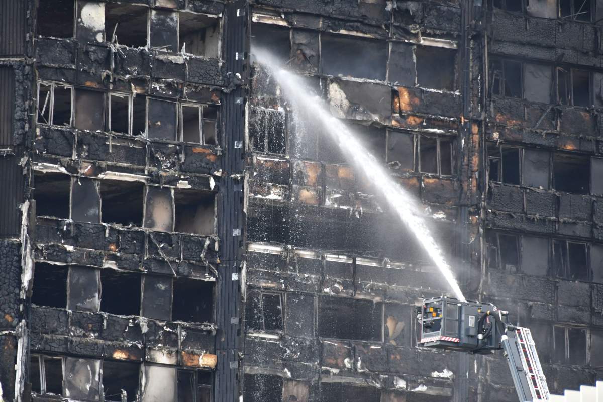 Grenfell Tower fire, near Notting Hill in west London, June 14 2017