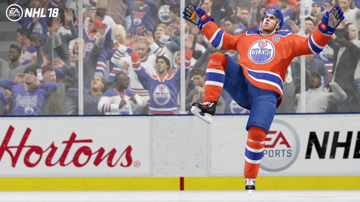 Edmonton Oilers captain Connor McDavid will appear on the cover of the EA Sports NHL 18 video game.