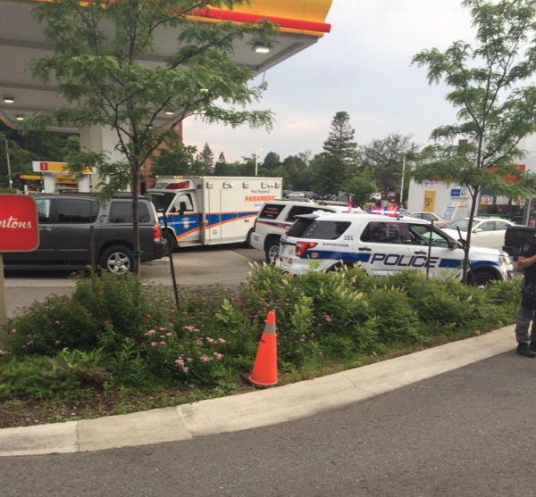 Emergency crews responded to Bloor Street and Fieldgate Drive in Mississauga Thursday evening for reports of a stabbing. 