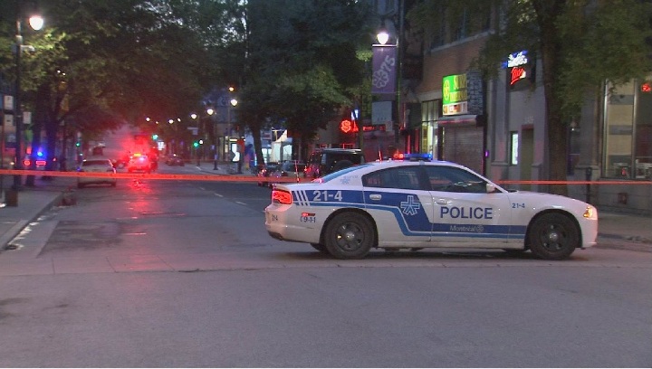 Montreal police are investigating after a 30-year-old man was found unconscious in a parking lot on St-Laurent Boulevard. Saturday, June 24, 2017.