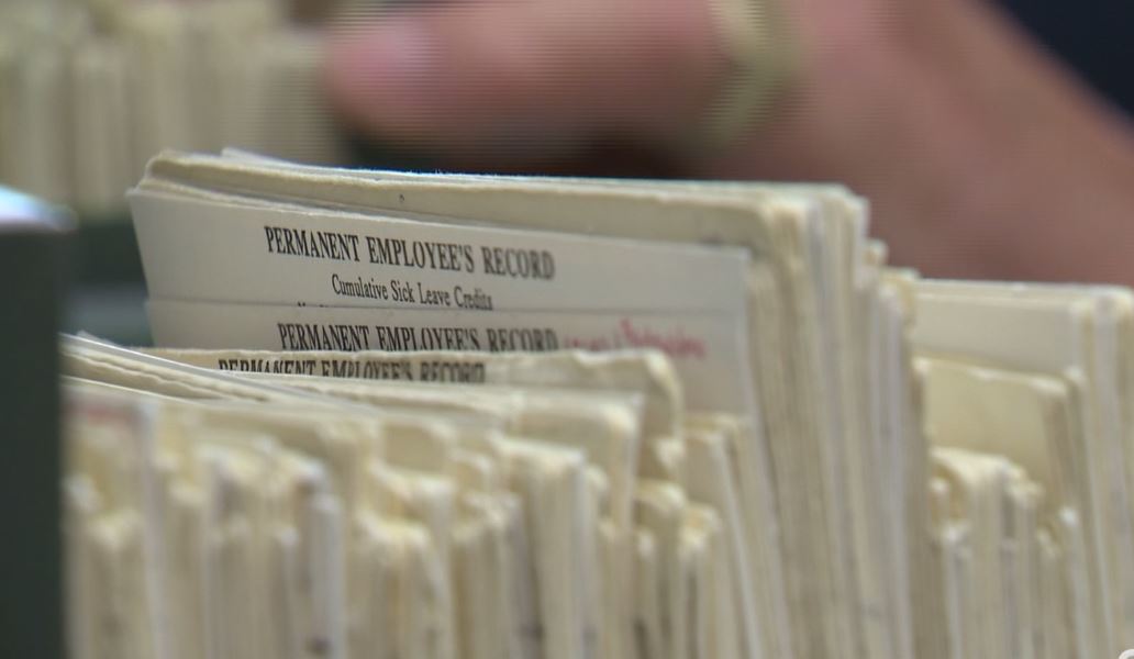 Moose Jaw employees must manually sort through decades of records when information is needed.