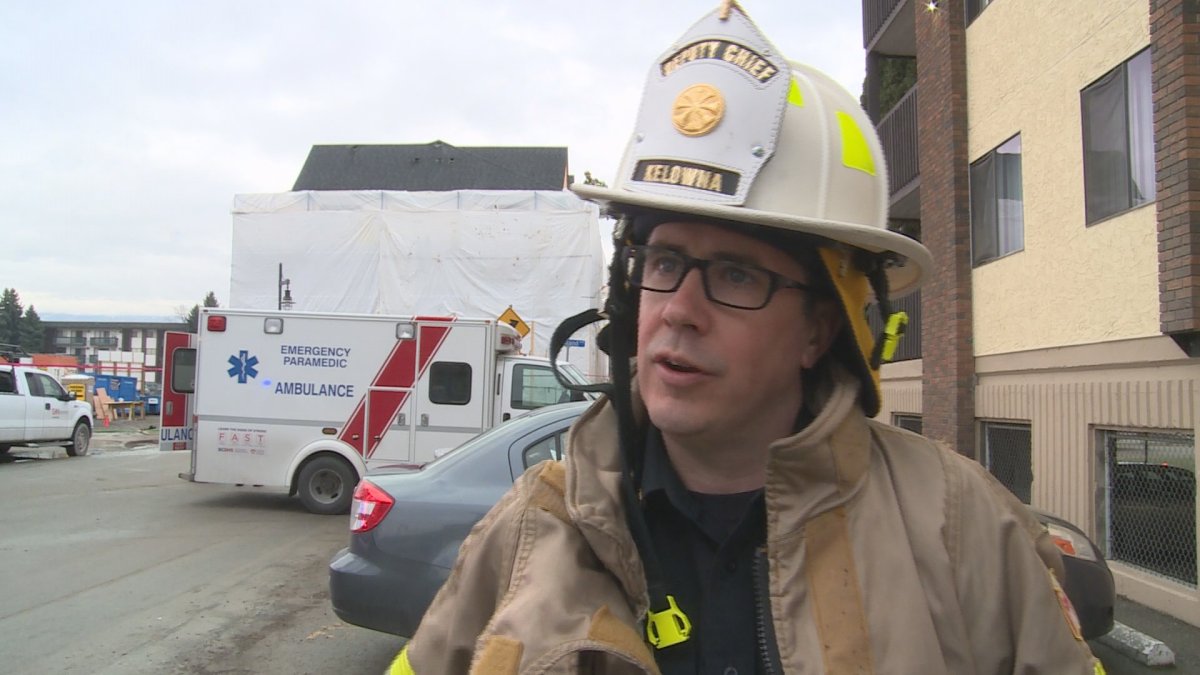 Travis Whiting is the new chief of the Kelowna Fire Department.