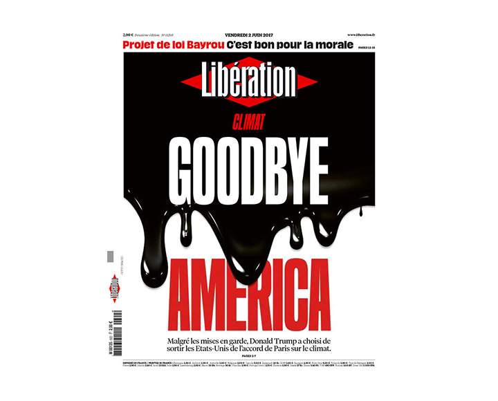 Newspaper front pages day after Donald Trump pulls U.S. out of Paris climate agreement - image