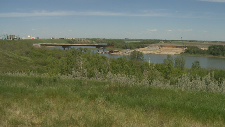 Construction of two new bridges in Saskatoon are on budget and set to be complete by October 2018.