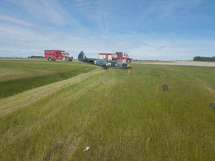 The TSB is investigating a plane crash at the Olds-Didsbury airport that sent one man to hospital.