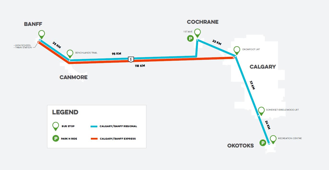 New Regional Transit Shuttle Launches Between Calgary And Banff   On It2 