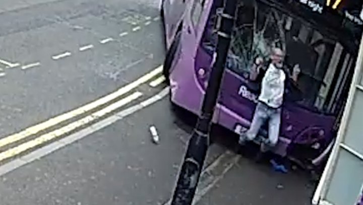 Bus Runs Over Man News Videos And Articles