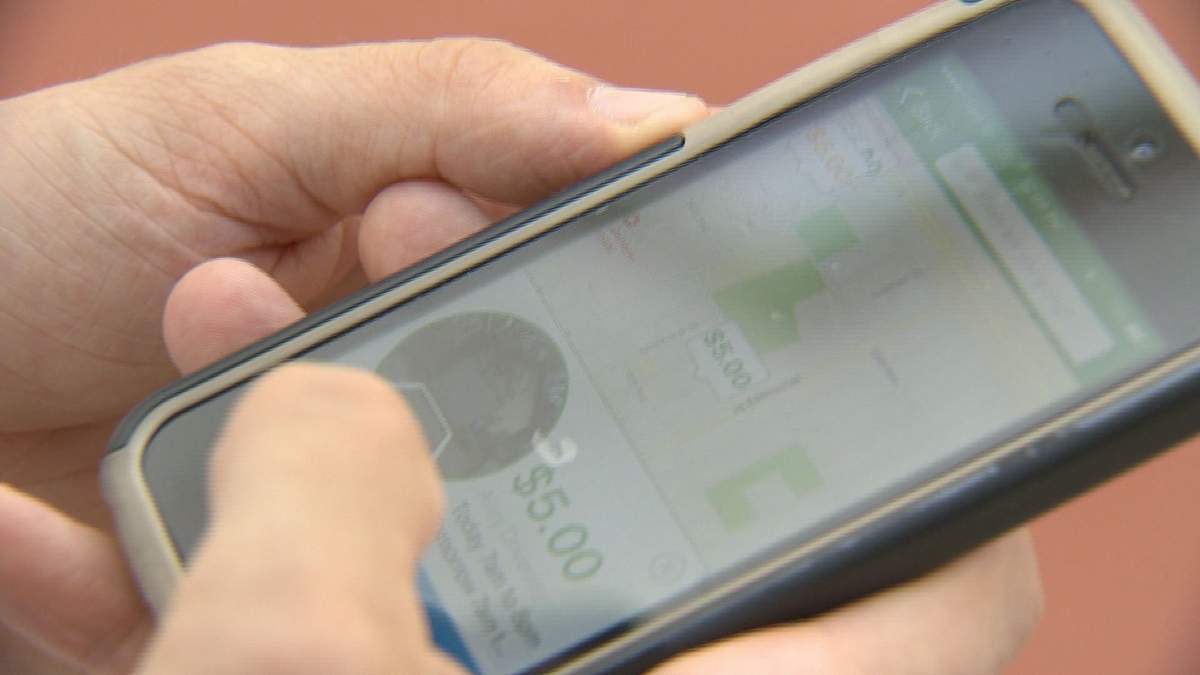 The booking screen on the Offstreet app.