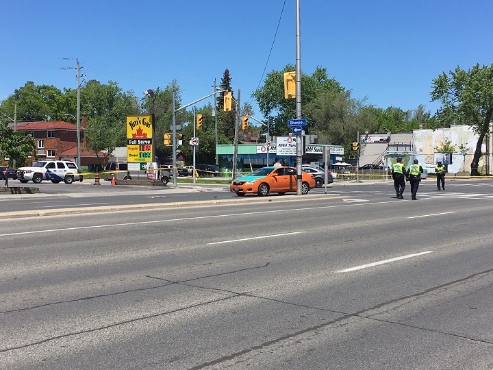 Police investigating after an elderly woman was struck by a vehicle in Scarborough on June 3.