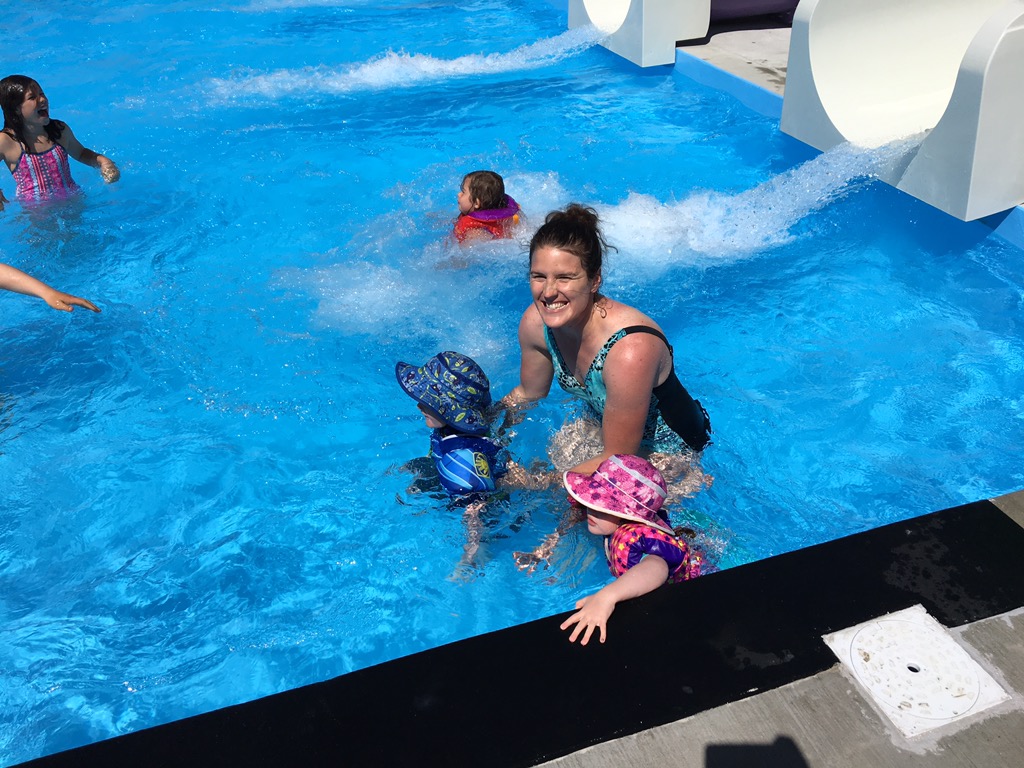 Transcona water park officially opens.
