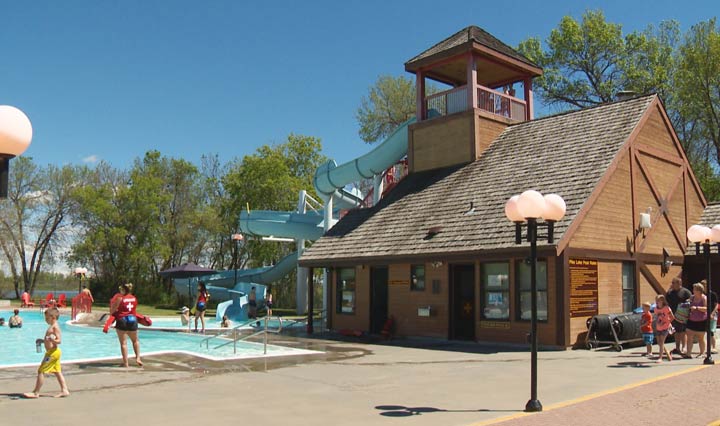 The provincial government announced an investment of over $240,000 to upgrade the Pike Lake swimming pool and waterslide.