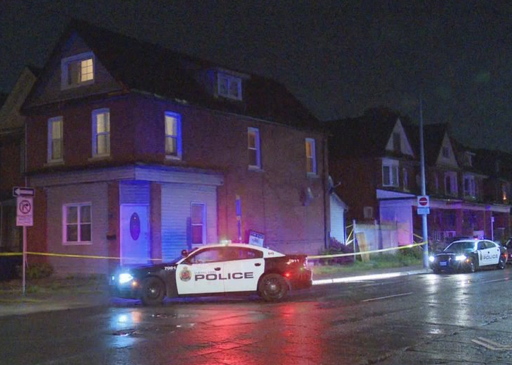 Reports of shots fired at a Central Hamilton home at Gibson Avenue and Cannon Street.