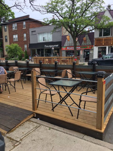 Two on-street patios in Westdale Vilage are among 13 across Hamilton.