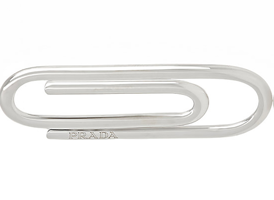 The Prada paperclip.