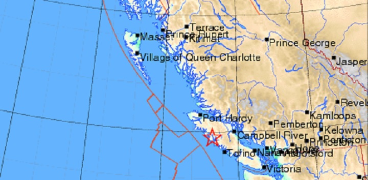 Mild earthquake hits central Vancouver Island - image