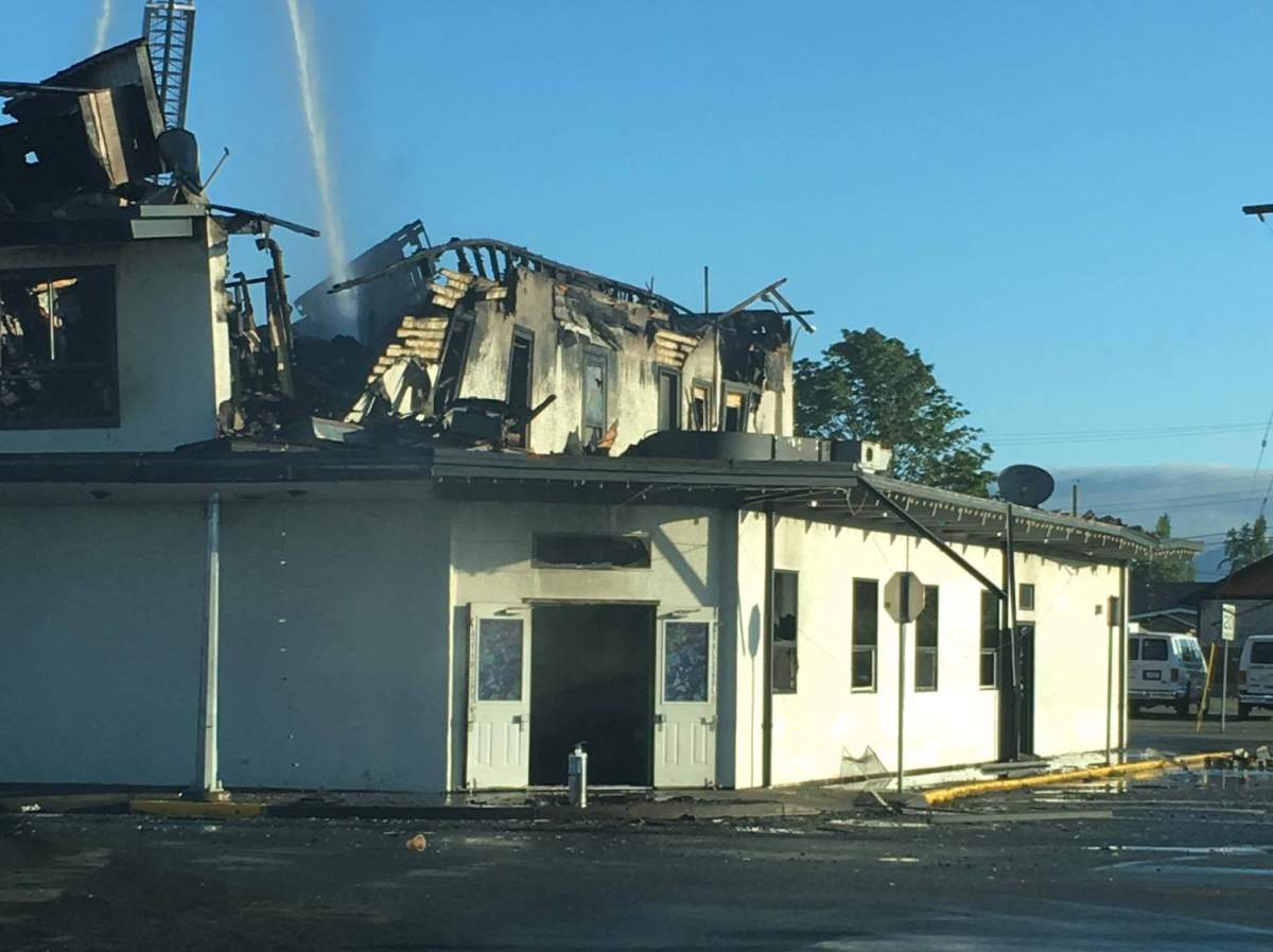 The hotel on Wednesday morning. Courtesy: Chantal Craig.