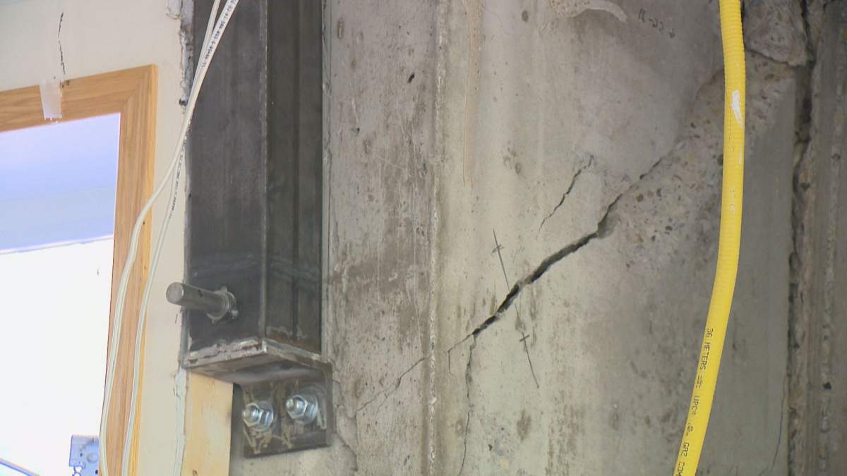 One of several cracks in Gregg Clarke’s foundation.