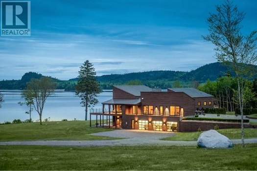 Currently the most expensive home for sale in New Brunswick, this waterfront estate comes with 4 bedrooms and 5 bathrooms.