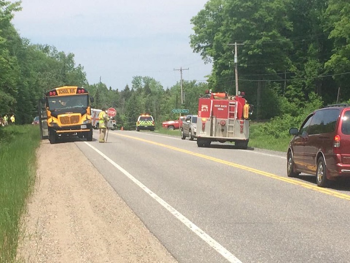 The OPP is investigating after two school buses collided in Haliburton, Ont., on Monday. Twenty-one TDSB students and two teachers were taken to hospital with non-life-threatening injuries.