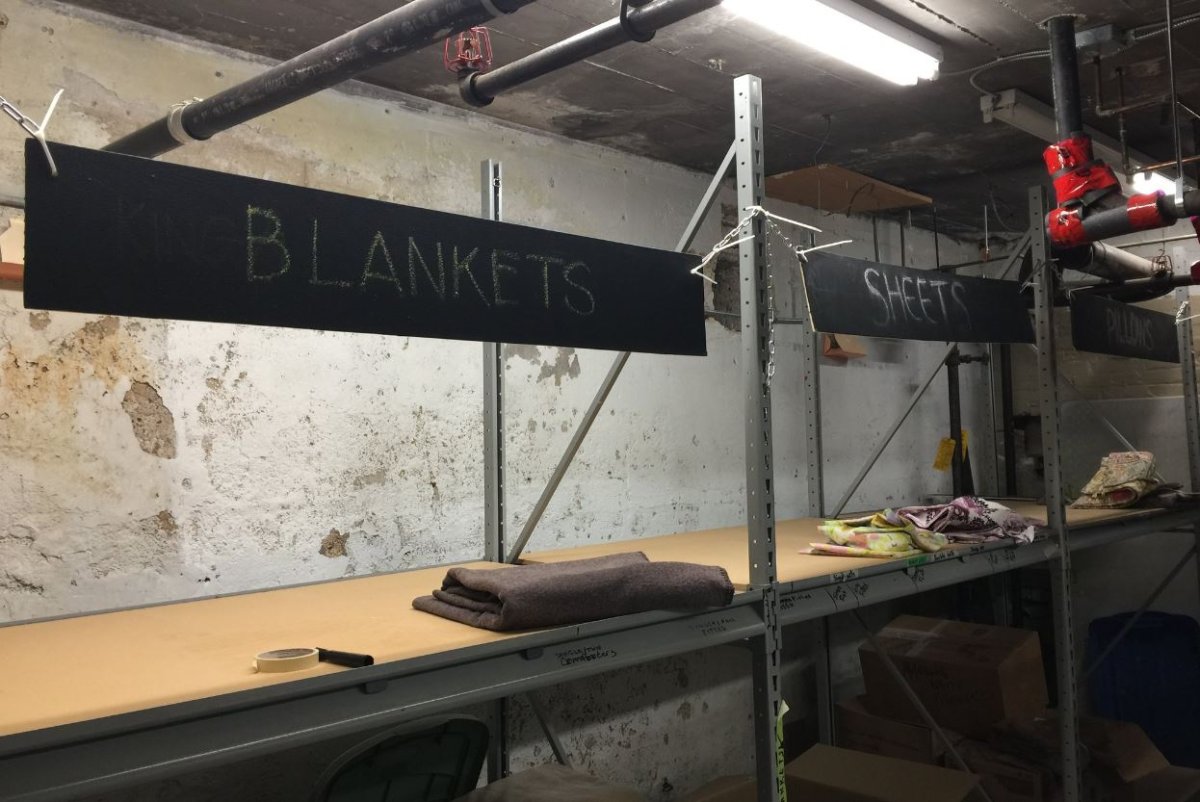 Officials at the homeless shelter said they only have one towel and blanket left for people in need.