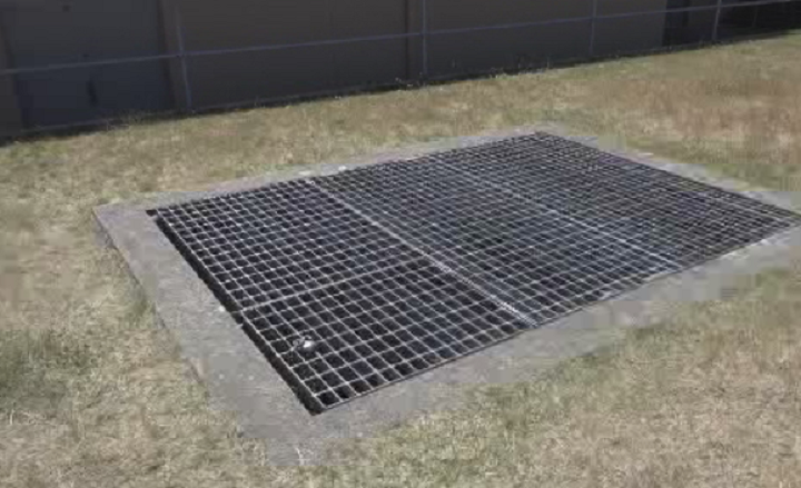 A youth fell down this air shaft at the Dover Bay School on June 22, 2017.