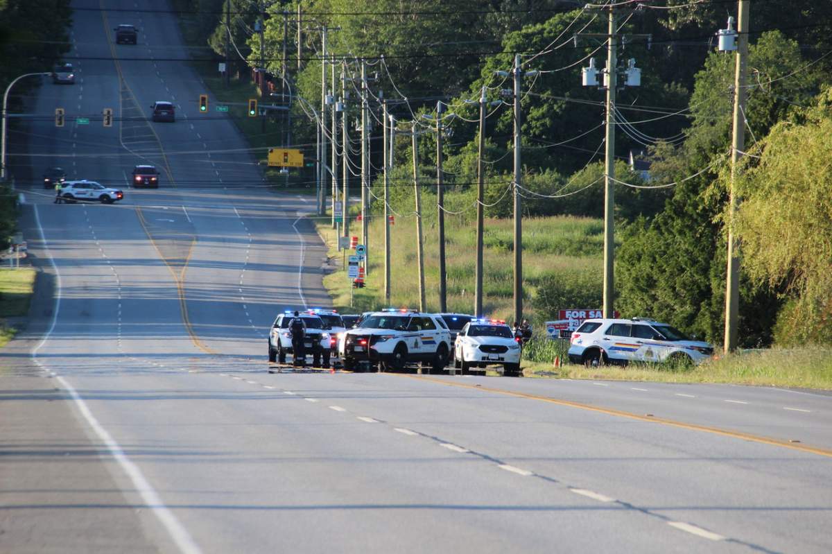 Man in custody after 4-hour police standoff near Pacific Border Crossing in Surrey - image