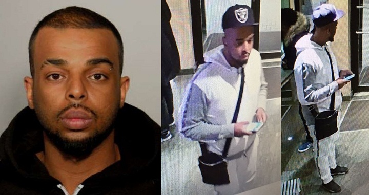 A nationwide arrest warrant issued for  Muhidiin Ahmed Farah, 31, wanted in connection with an armed robbery in the Côte-des-Neiges–Notre-Dame-de-Grâce borough. Friday, June 6, 2017.