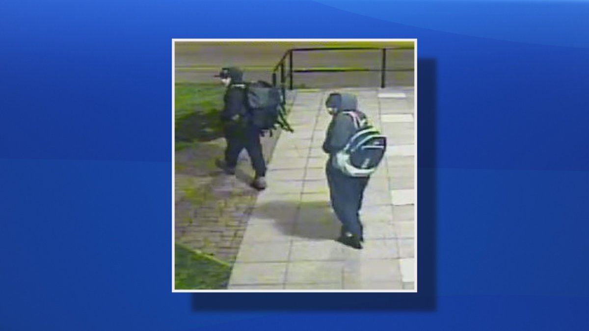 The Sussex detachment of the Southeast District RCMP are asking for the public's help in identifying two people believed to be responsible for a break-in at an ice cream parlour.