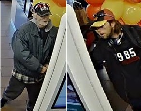 Halton police are looking for two suspects in a series of car break-ins. Police are seeking the assistance of the public to help identify both suspects.