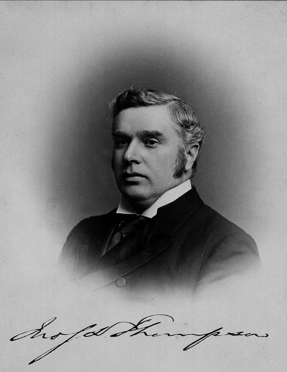 Sir John Sparrow David Thompson served as the fourth Prime Minister of Canada.