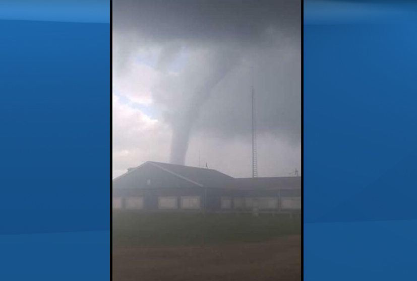 Manitoba tornado touches down in Sapotaweyak Cree Nation.