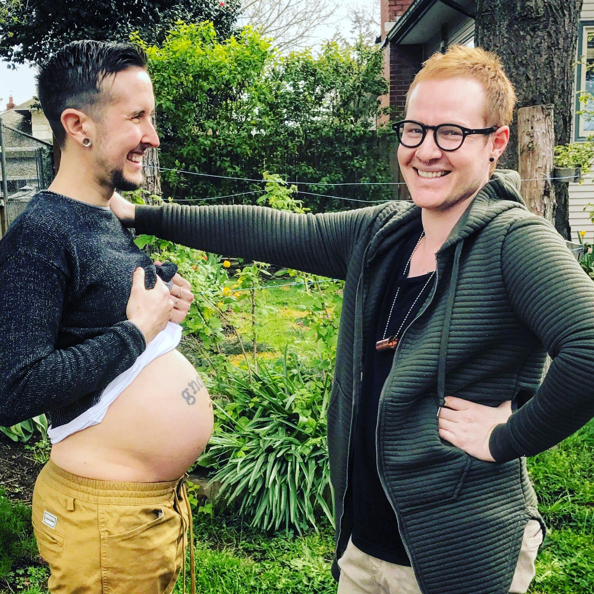 Pregnant trans man shares story to give LGBT couples hope