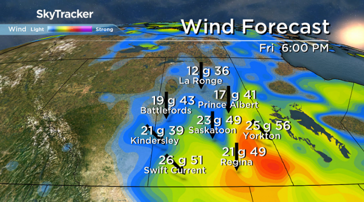 A cool north-northwesterly wind kicks back in on Friday.