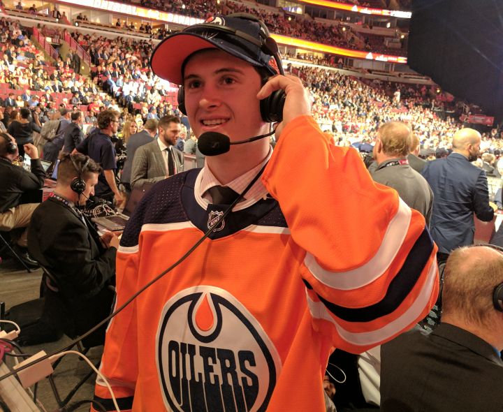 Edmonton Oilers selected forward Kailer Yamamoto with the 22nd  overall pick at the NHL Entry Draft. 