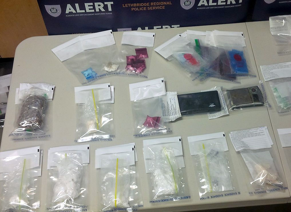 An investigation that began in May lead to the seizure of cocaine, hashish, mushrooms and other drugs in Red Deer on July 5, 2017.