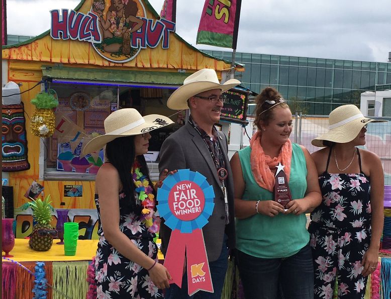 The winner of K-Days New Food Contest, on Friday, July 21, 2017.