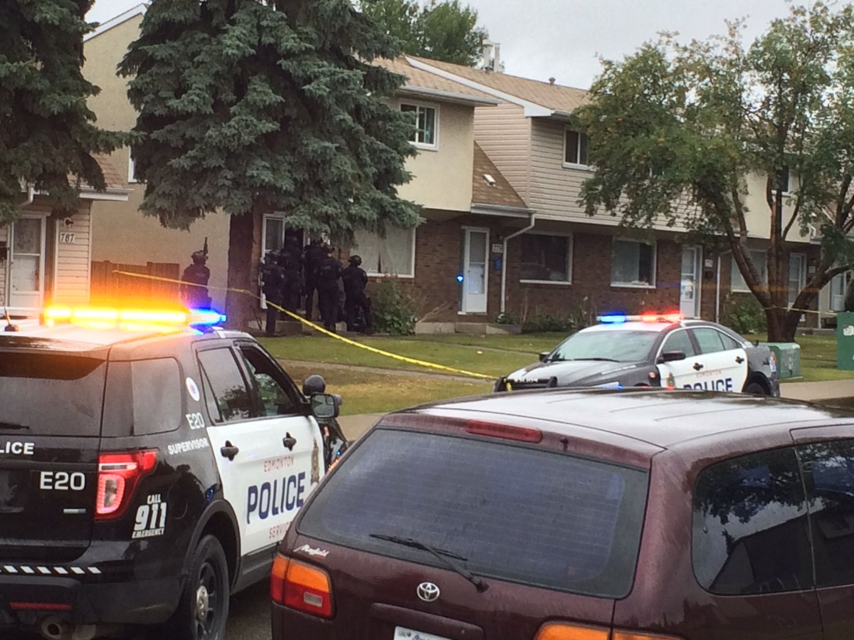 Edmonton police were called to 74 Street and Lakewood Road NW just after 3 p.m. Monday. 