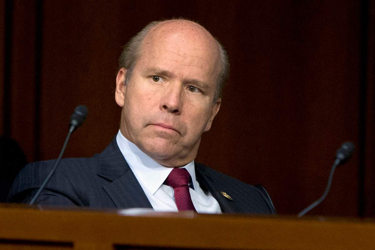 In this photo taken Dec. 3, 2015, Sen. John Delaney, D-Md. is seen on Capitol Hill in Washington. 