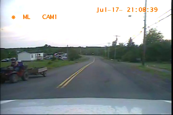 Nova Scotia RCMP have released two dashcam images of an ATV they say had two kids on board not wearing appropriate safety equipment. The driver has since been arrested.