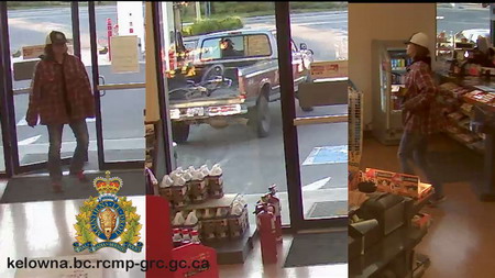 Female suspect sought in Kelowna gas station robbery - Okanagan ...