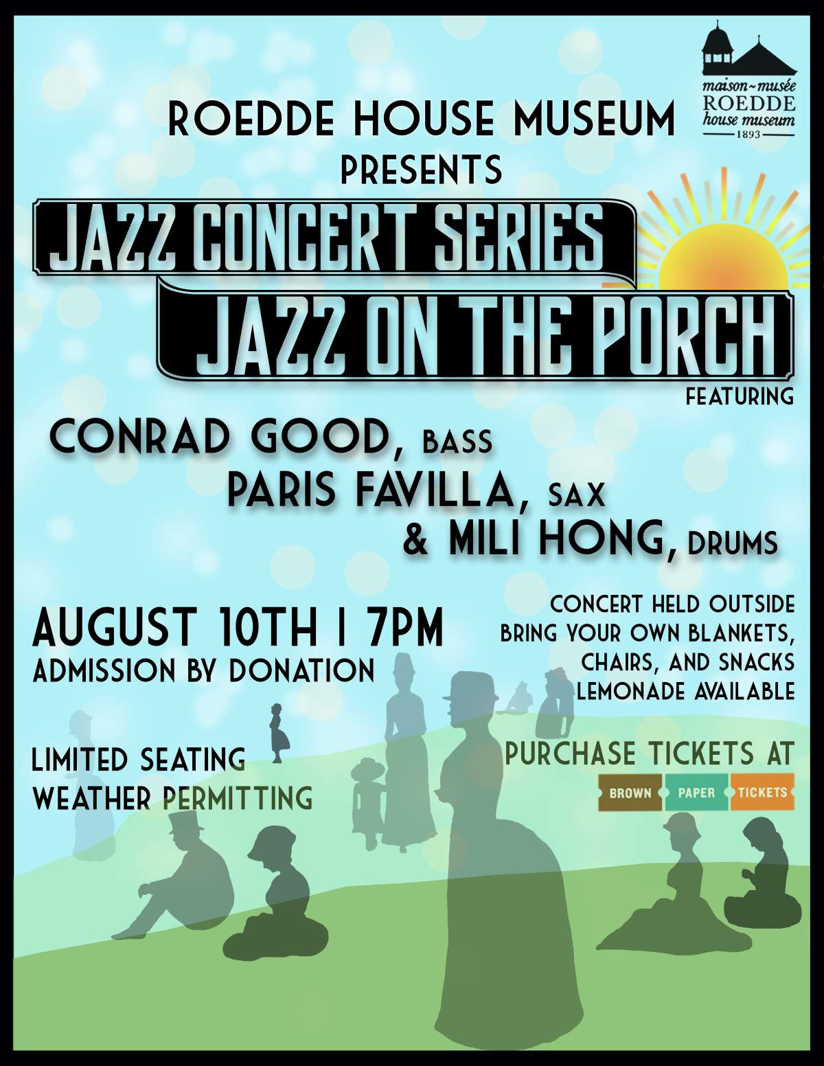 Roedde House Jazz Series Presents: Jazz on the Porch - image
