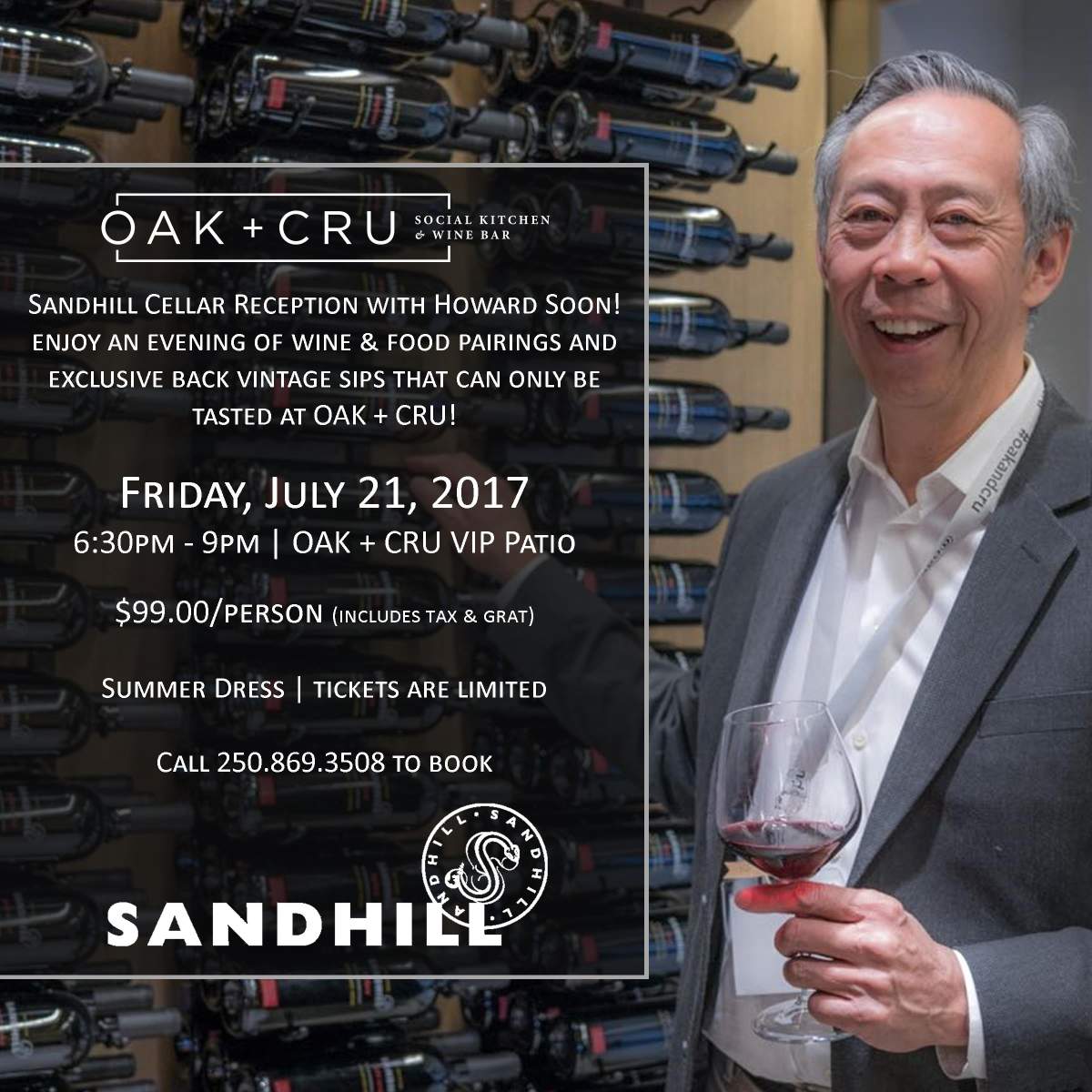 Sandhill Cellar Reception with Winemaker Howard Soon - image