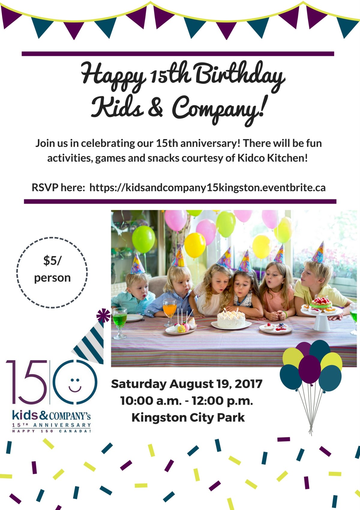 Kids & Company Kingston’s 15th Anniversary Celebration! - image