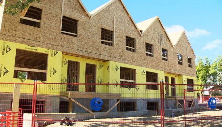 Construction is underway in Saskatoon on a new affordable housing project in Pleasant Hill.