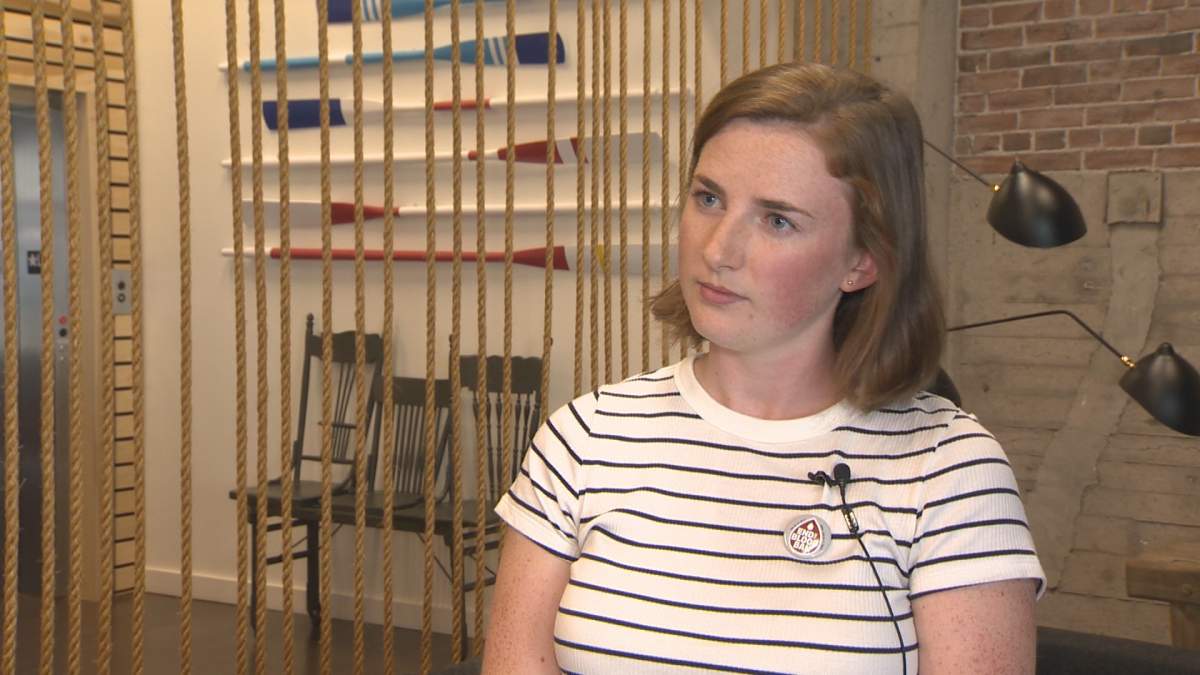 Aidan McNally, chairperson for the Canadian Federation of Students - Nova Scotia, spoke to Global News on July 19, 2017.